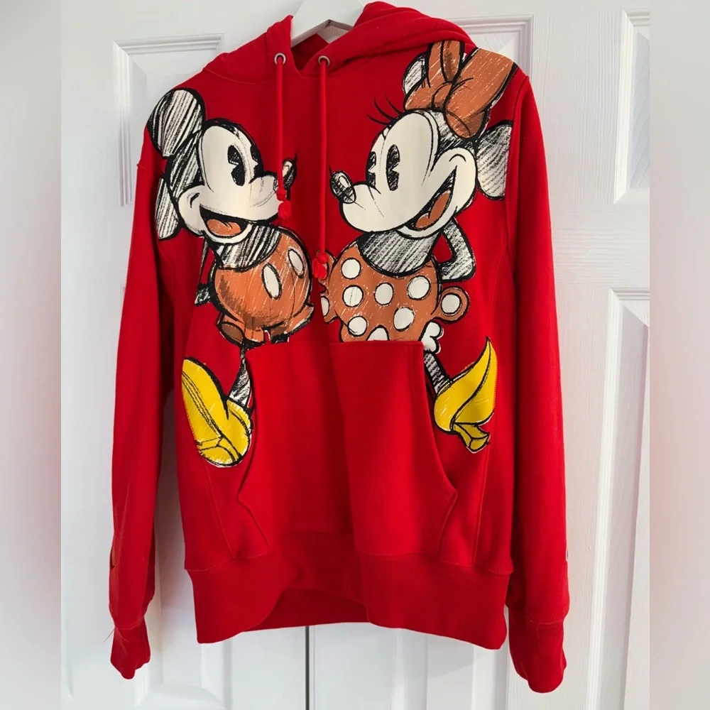 Champion: Like New - Red Disney Mickey & Minnie Hoodie and Pants Set Size Medium - Picture 2 of 3